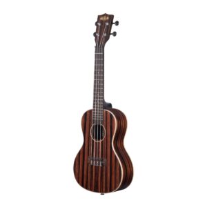 Kala Striped Ebony Acoustic Concert Ukulele Satin - Image 4
