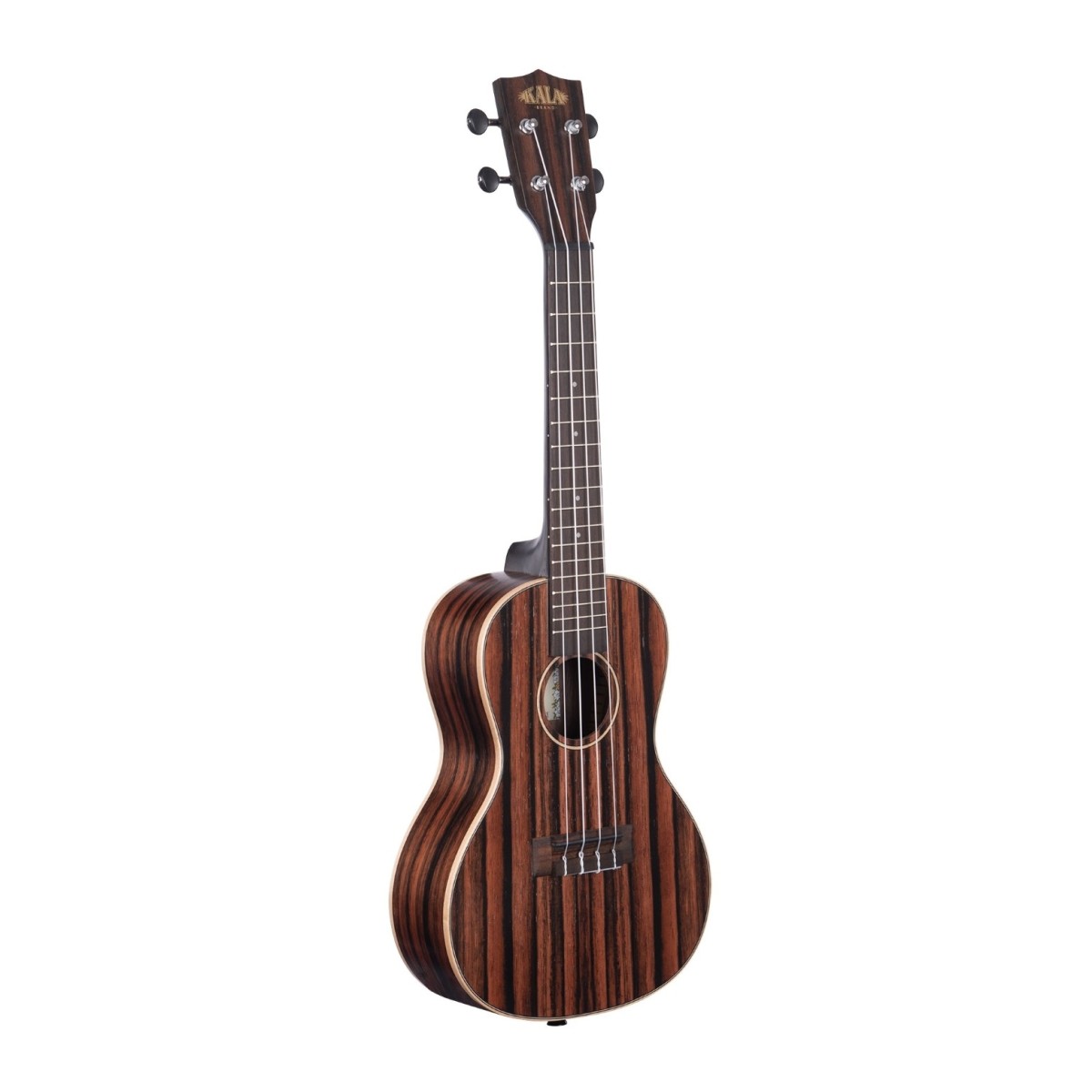 Kala Striped Ebony Acoustic Concert Ukulele Satin - Image 5
