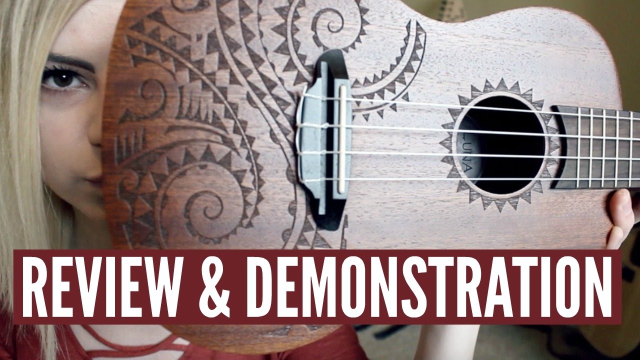 UkeTV Review – The Ukulele That I Play – Luna Tattoo Concert Ukulele Review