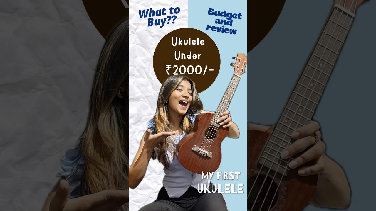 UkeTV Review – My First Ukulele (Under ₹2k)😍 Best One #ukulele #shorts