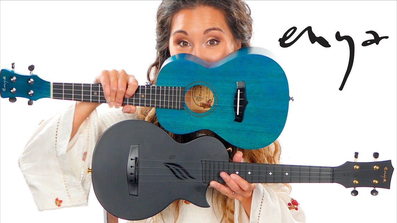 UkeTV Review – Black or Blue? Enya NOVA U and EUC-25D BU Ukulele Review