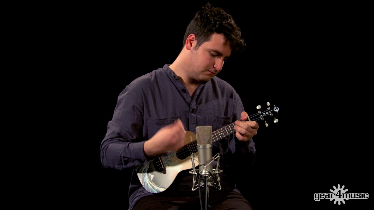 UKETV – Luna Great Wave Concert Ukulele | Demo