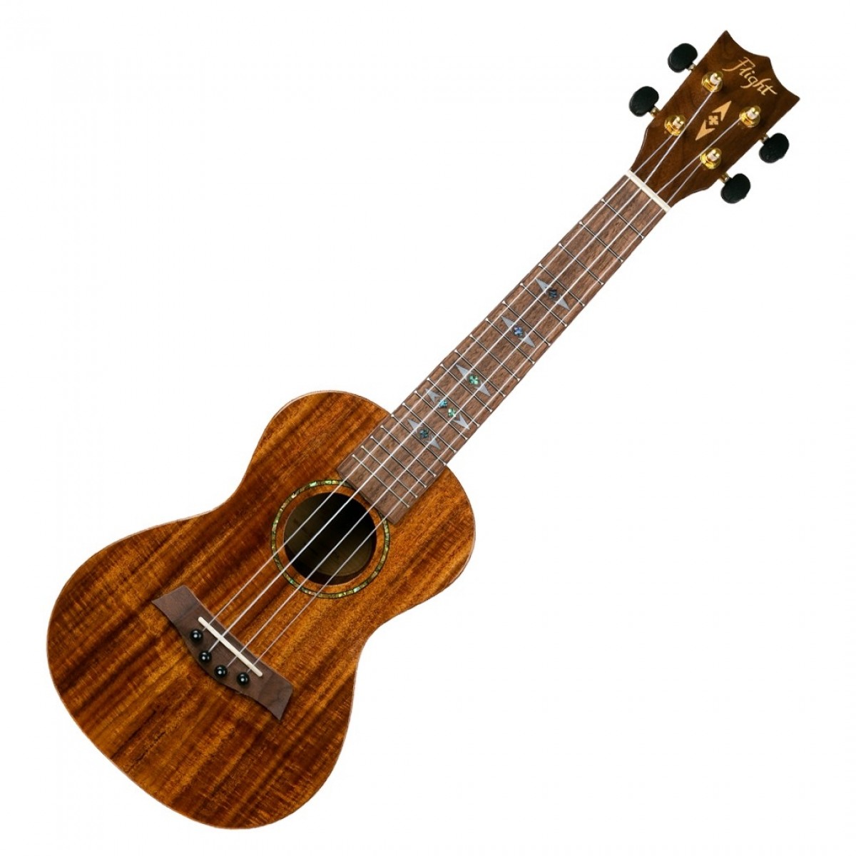 Flight DUC445 Concert Ukulele Acacia (Gloss)