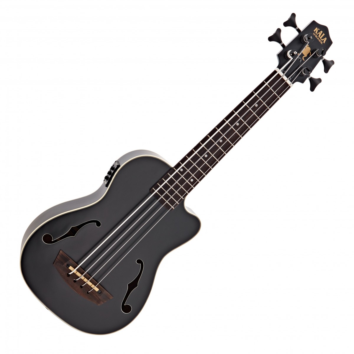 Kala U-Bass Journeyman Electro-Acoustic Ukulele Matte Black