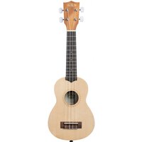 Kala KA-15S-S Spruce Top Mahogany Soprano Ukulele Satin