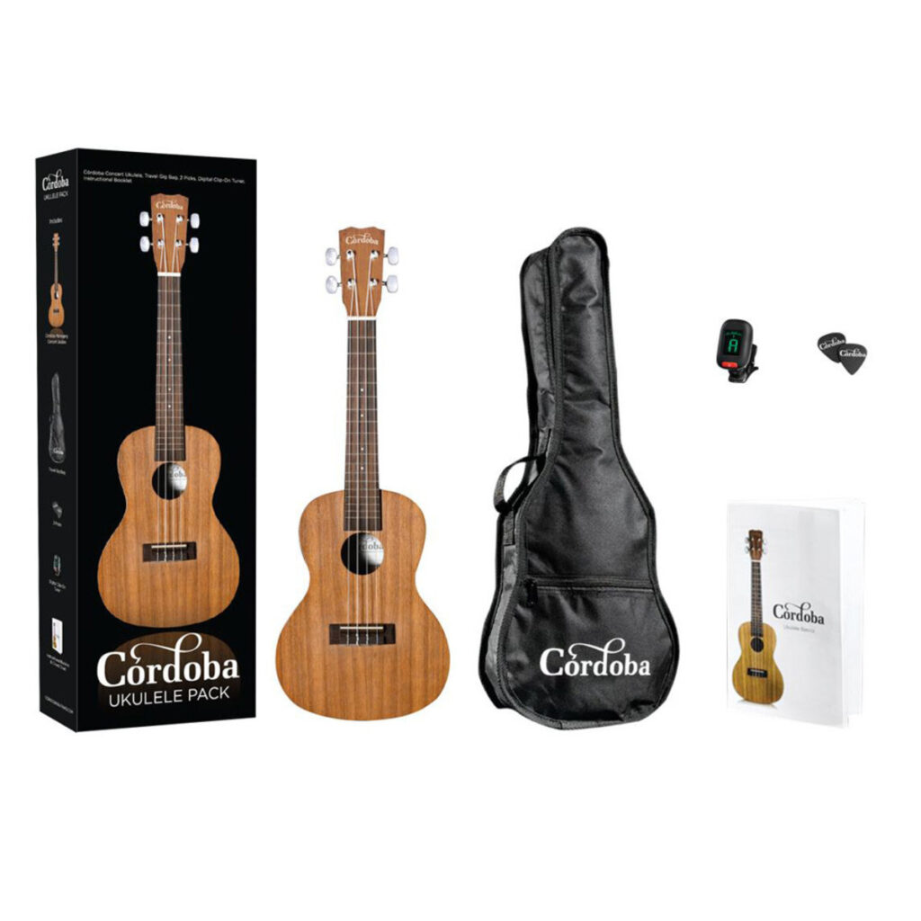 Cordoba UP100 Complete Concert Ukulele Pack