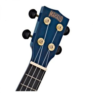 Mahalo Hano Concert Ukulele Trans Blue Finish