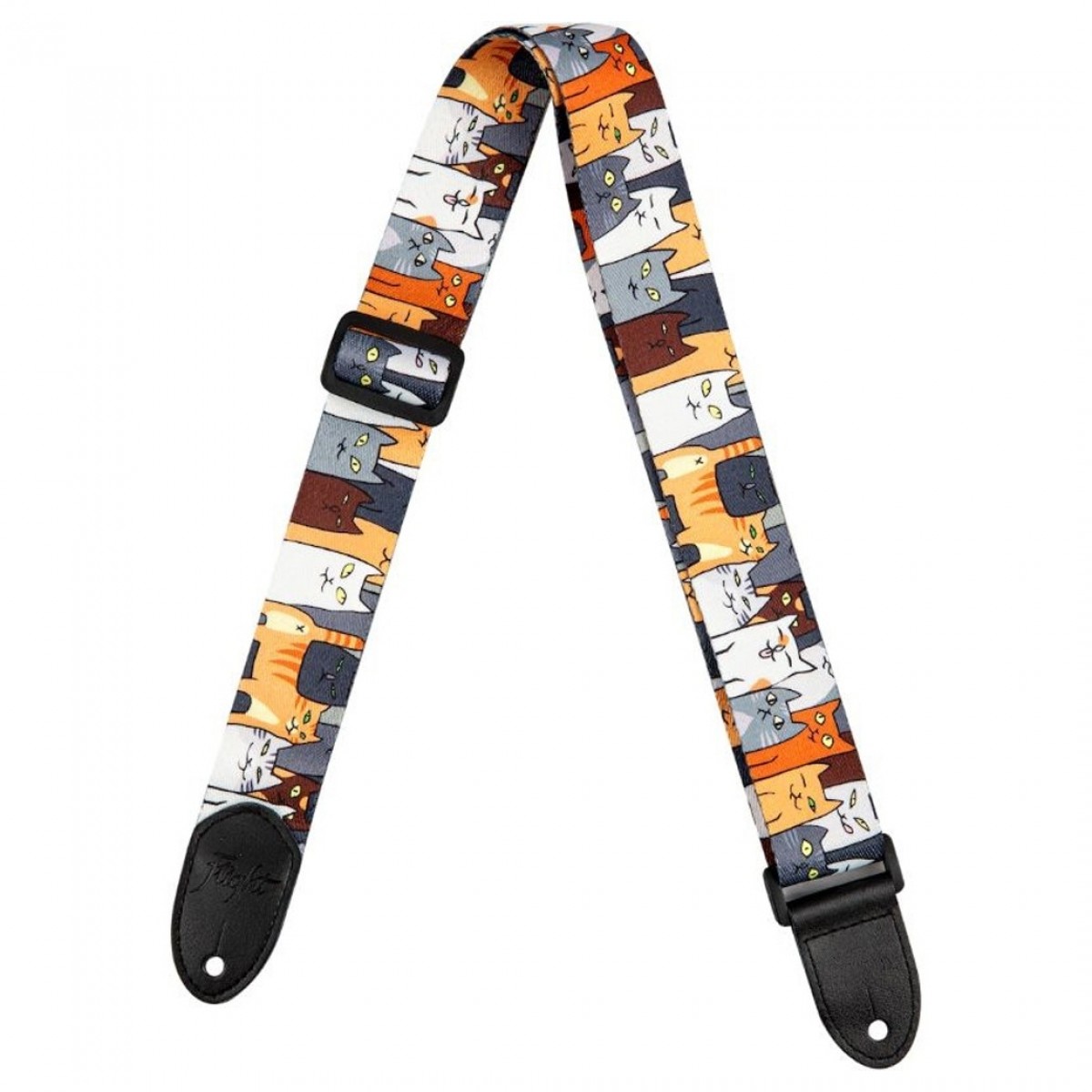 Flight Polyester Ukulele Strap Cats