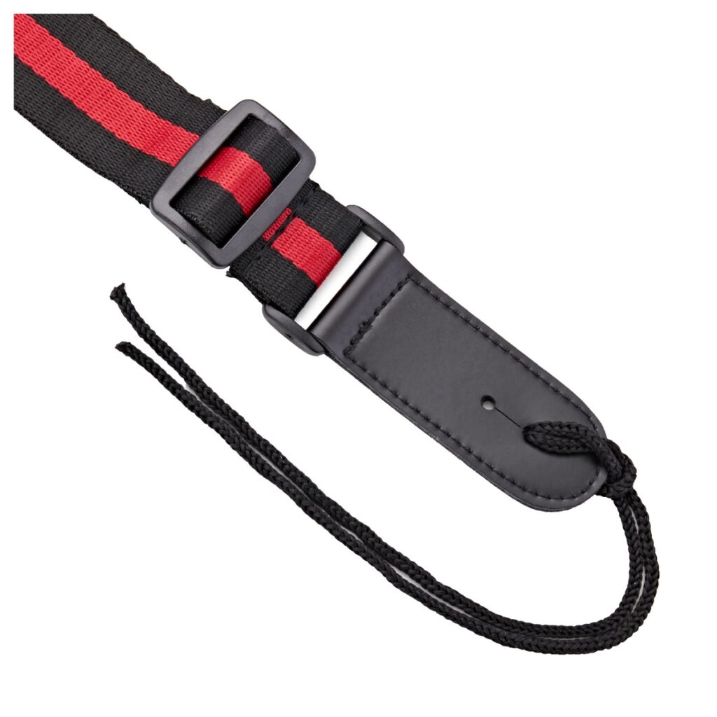 Ukulele Strap by Gear4music Black and Red