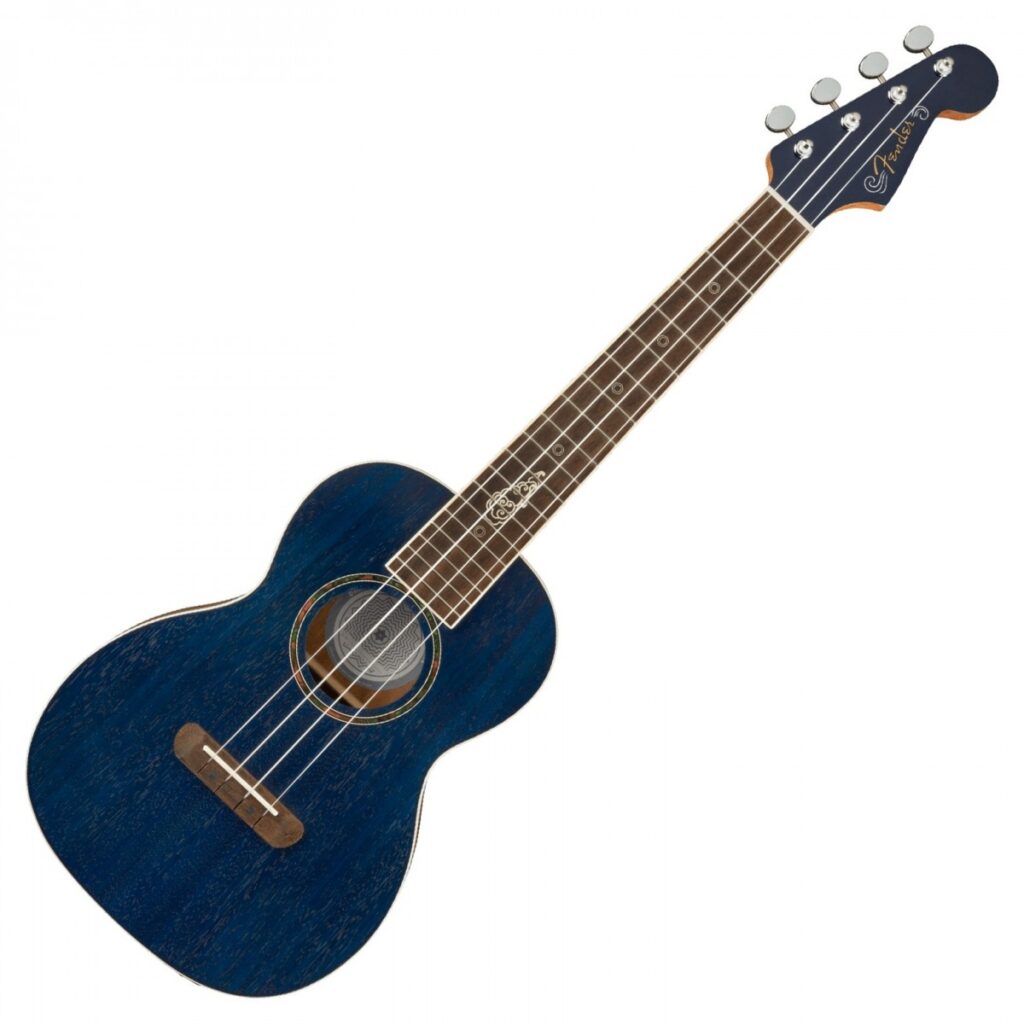 Fender Dhani Harrison Ukulele WN Sapphire Blue