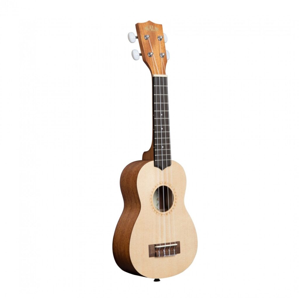 Kala KA-15S-S Spruce Top Mahogany Soprano Ukulele Satin