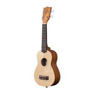Kala KA-15S-S Spruce Top Mahogany Soprano Ukulele Satin