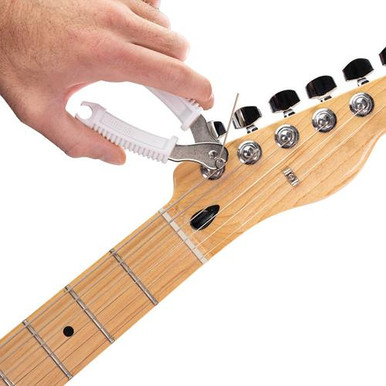 D'Addario DP0002W Pro-Winder String Winder, Cutter, & Bridge Pin Puller in White