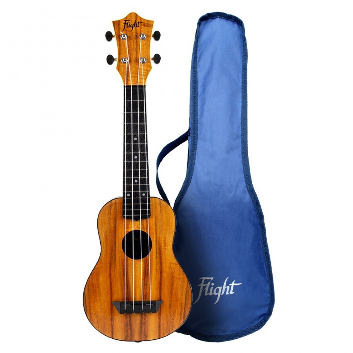 Flight TUS-55 Travel Soprano Ukulele Acacia - Image 3