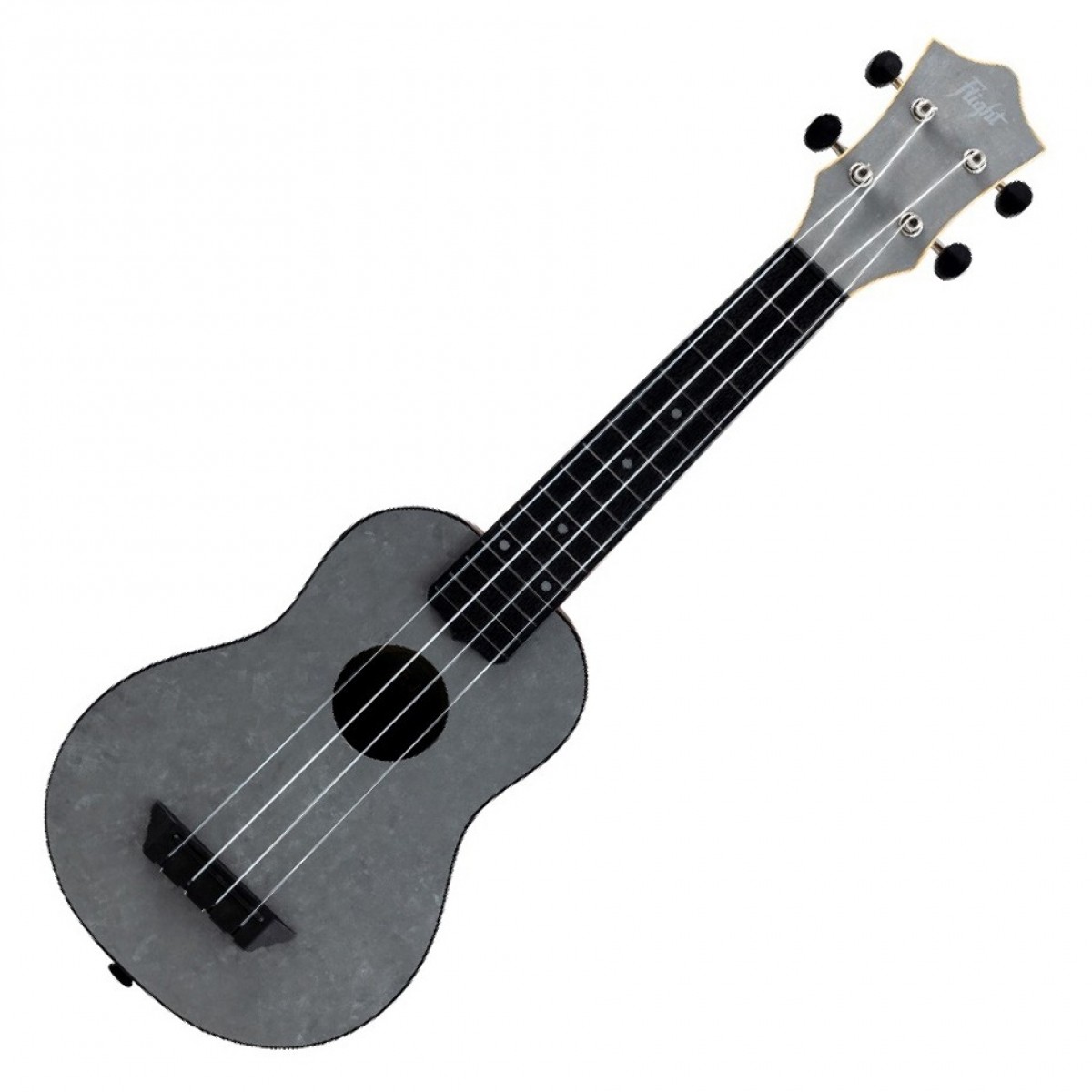 Flight TUS-65 Travel Soprano Ukulele Silver - Image 1