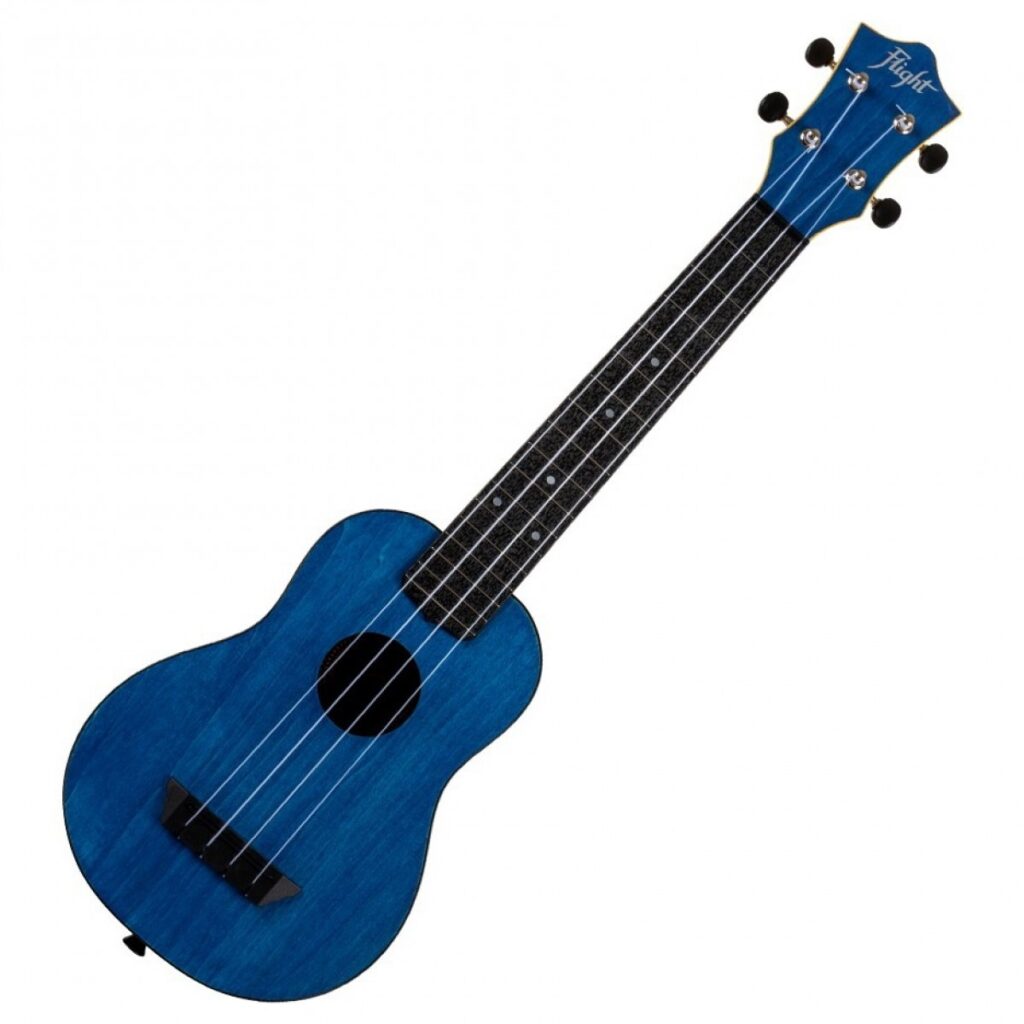 Flight TUSL-35 Travel Long Neck Soprano Ukulele Dark Blue