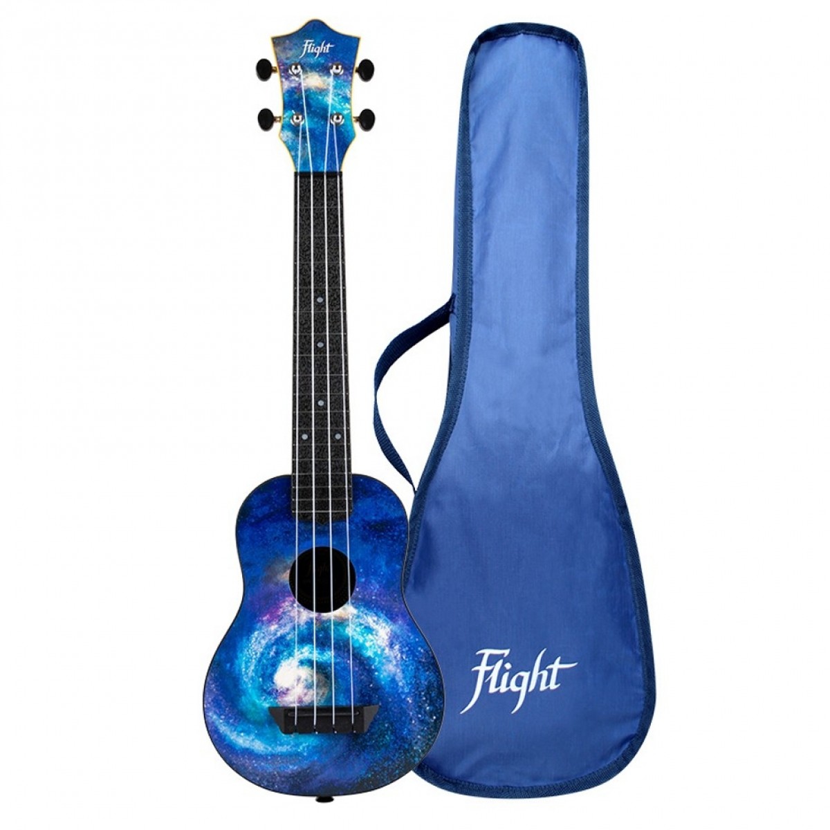 Flight TUSL-40 Travel Long Neck Soprano Ukulele Space - Image 3