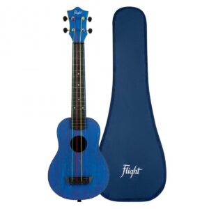 Flight TUSL-KIDZ Travel Long Neck Soprano Ukulele Dark Blue - Image 3