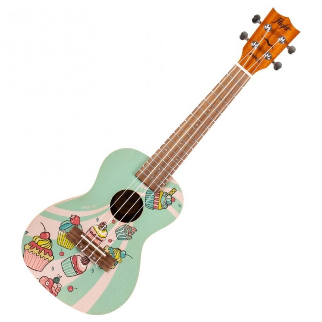 Flight AUC33 Concert Ukulele Cupcake