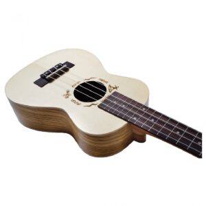 Flight DUC325 Concert Ukulele Zebrawood B&S - Image 3