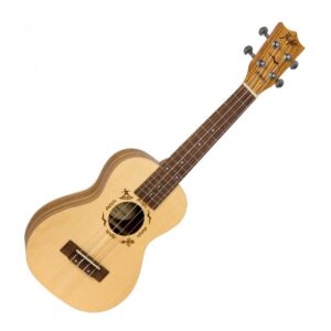 Flight DUC525 Concert Ukulele Zebrano B&S (Solid Top) - Image 1