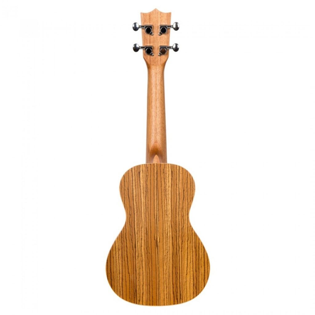 Flight DUC525 Concert Ukulele Zebrano B&S (Solid Top)