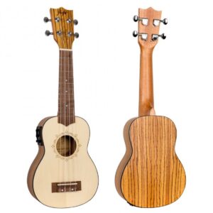 Flight DUS320CEQ Soprano Electro Ukulele Zeb B&S - Image 3
