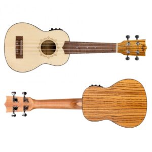 Flight DUS320CEQ Soprano Electro Ukulele Zeb B&S - Image 4