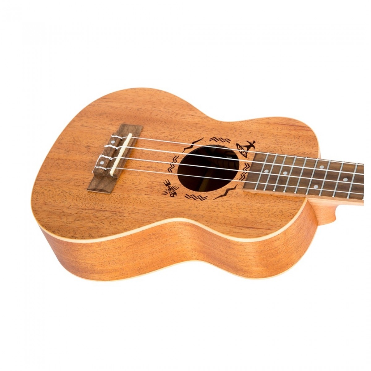 Flight DUC523CEQ Concert Electro Ukulele Mahogany - Image 3