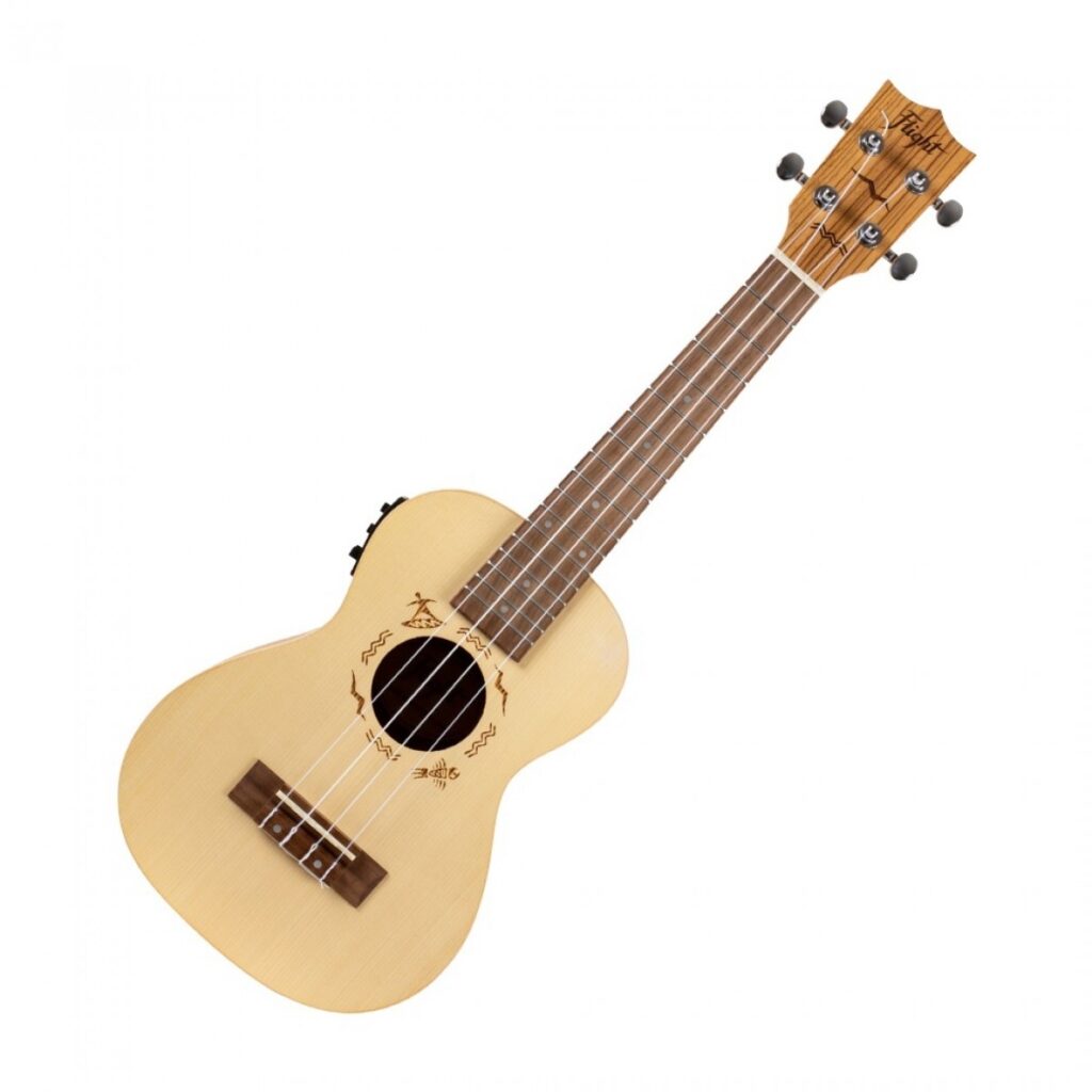 Flight DUC525CEQ Concert Electro Ukulele Zeb B&S