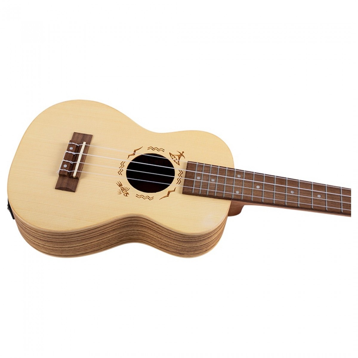 Flight DUC525CEQ Concert Electro Ukulele Zeb B&S - Image 3