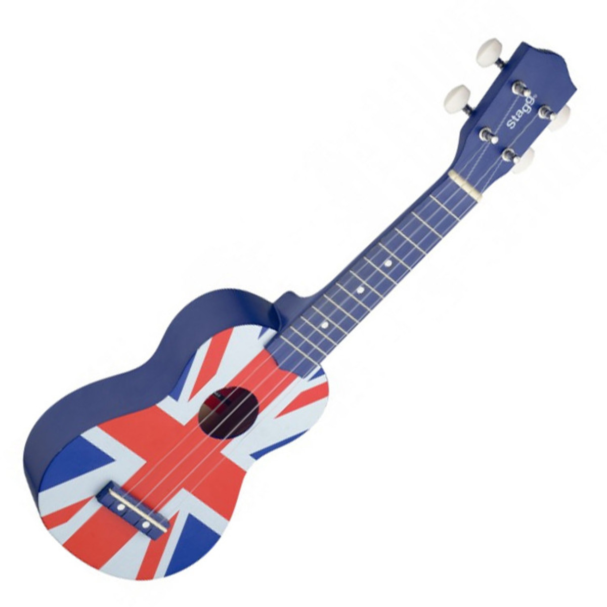 Stagg Soprano Ukulele & Bag Union Jack - Image 1