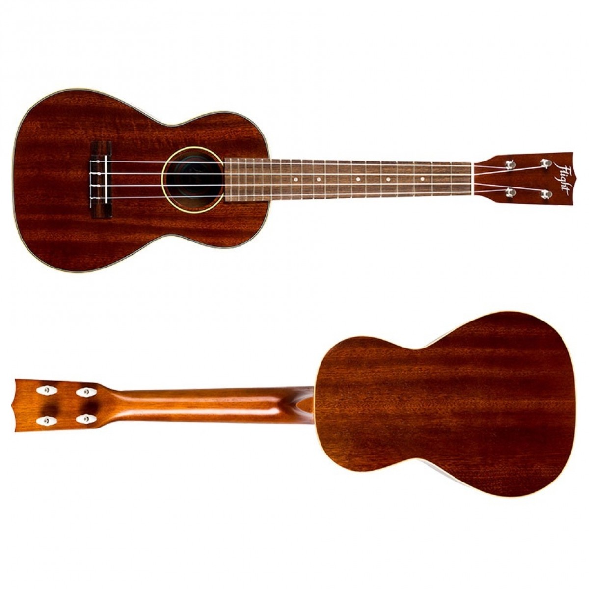 Flight MUC-2 Heritage Concert Ukulele Mahogany - Image 2