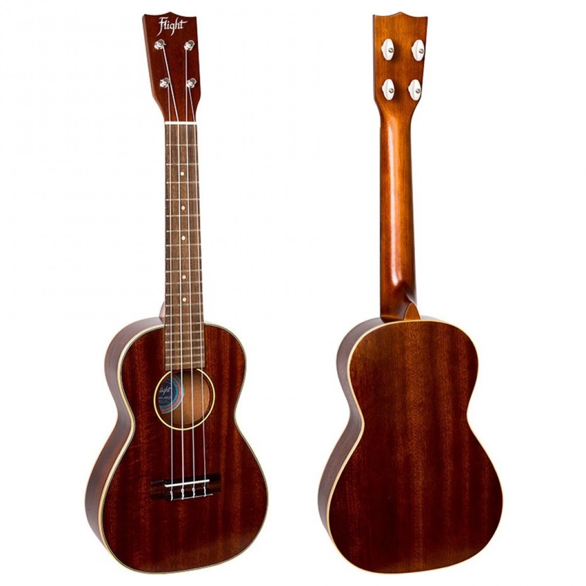 Flight MUC-2 Heritage Concert Ukulele Mahogany - Image 4