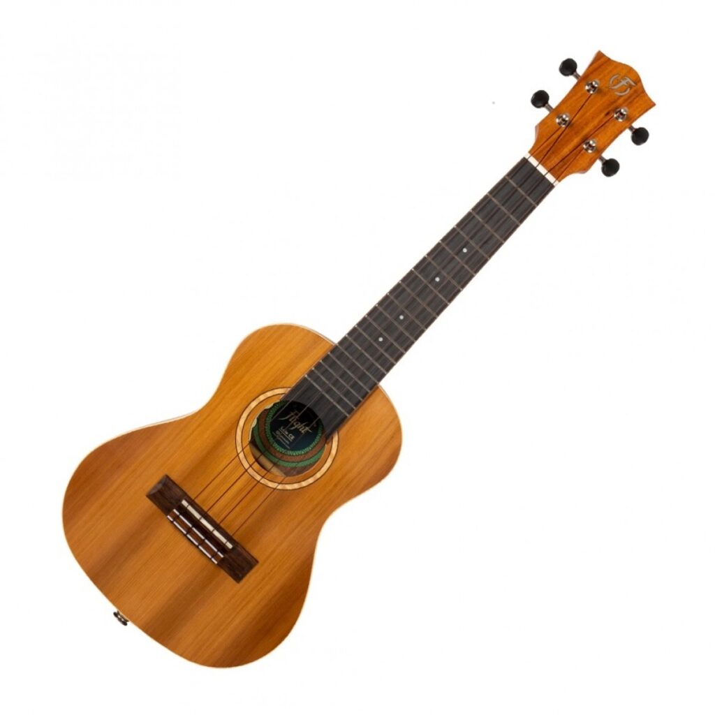 Flight Leia Concert Electro Thinline Ukulele Cedar