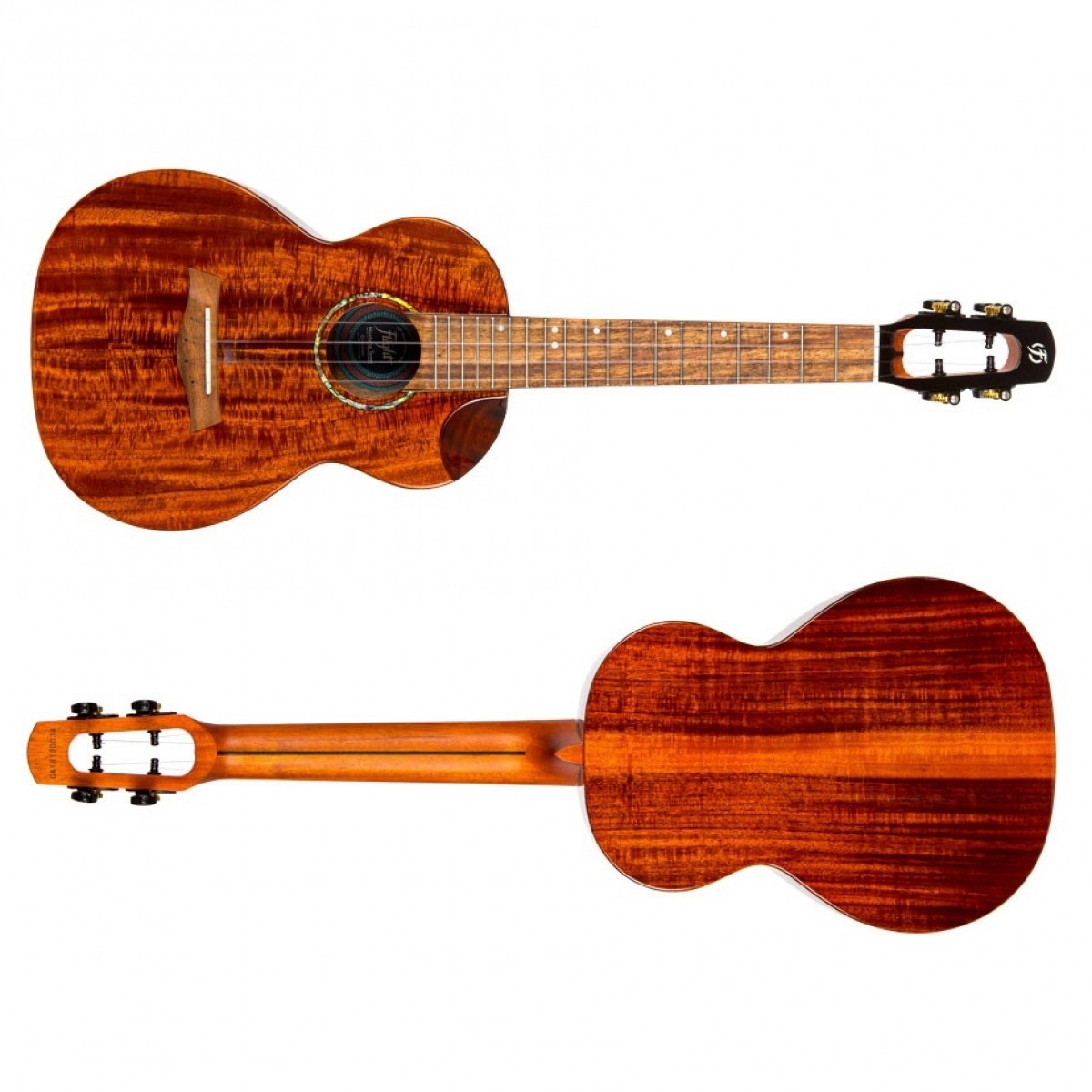 Flight Mustang All Solid Tenor Ukulele - Image 3
