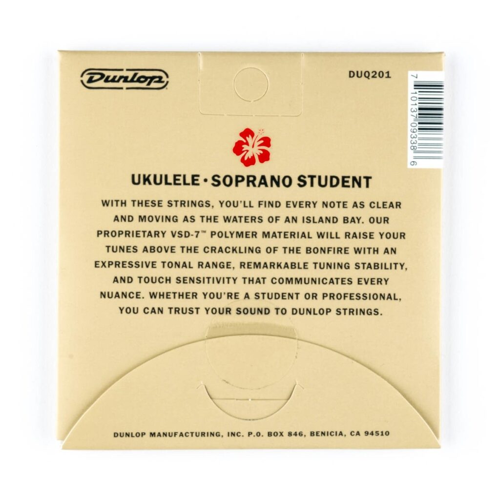 Dunlop Ukulele Soprano Student 4 String Set
