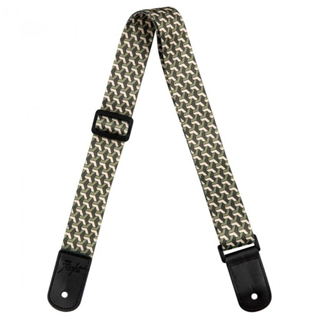 Flight Polyester Ukulele Strap Trail Green