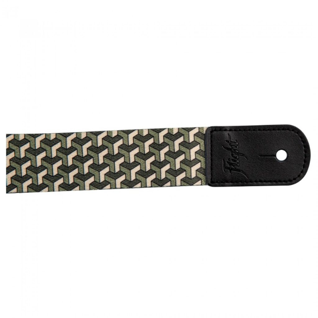 Flight Polyester Ukulele Strap Trail Green