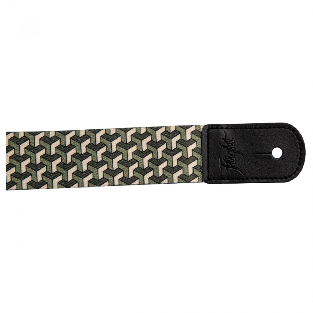Flight Polyester Ukulele Strap Trail Green - Image 2