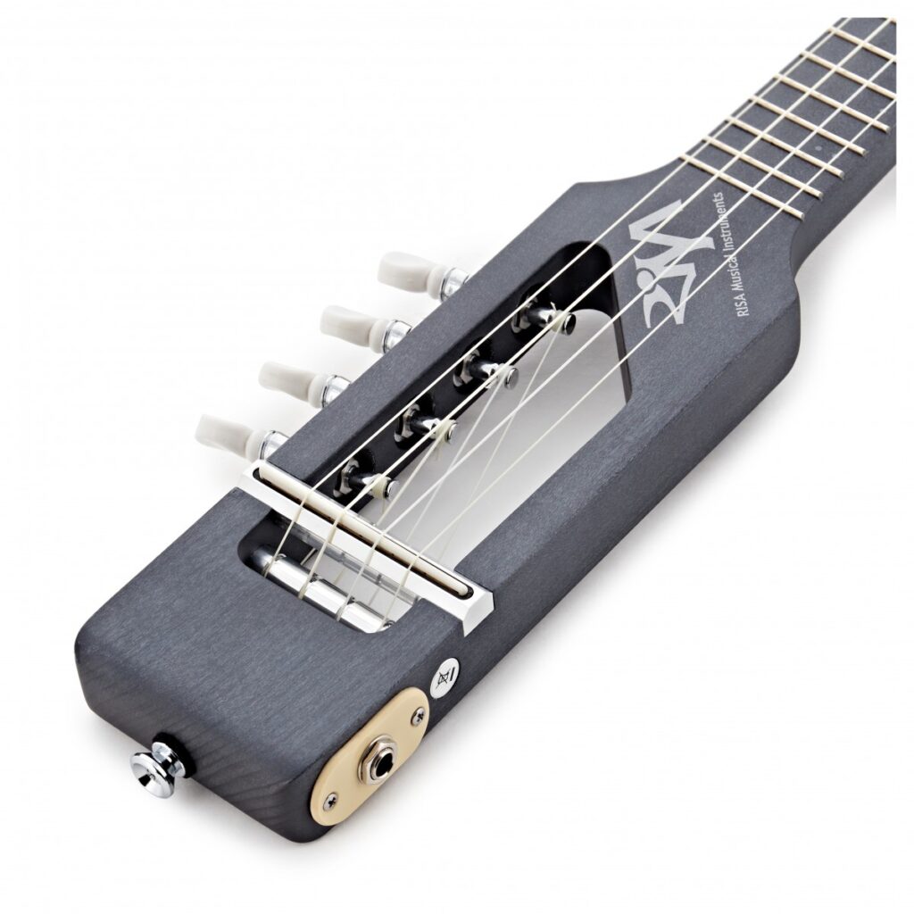 Risa Limited Edition Electric Soprano Uke Solid Black