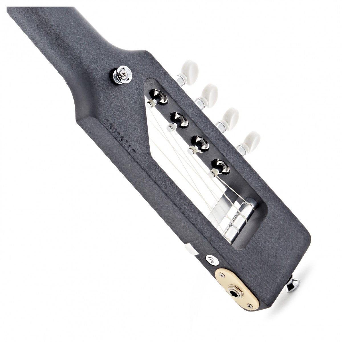 Risa Limited Edition Electric Soprano Uke Solid Black - Image 4