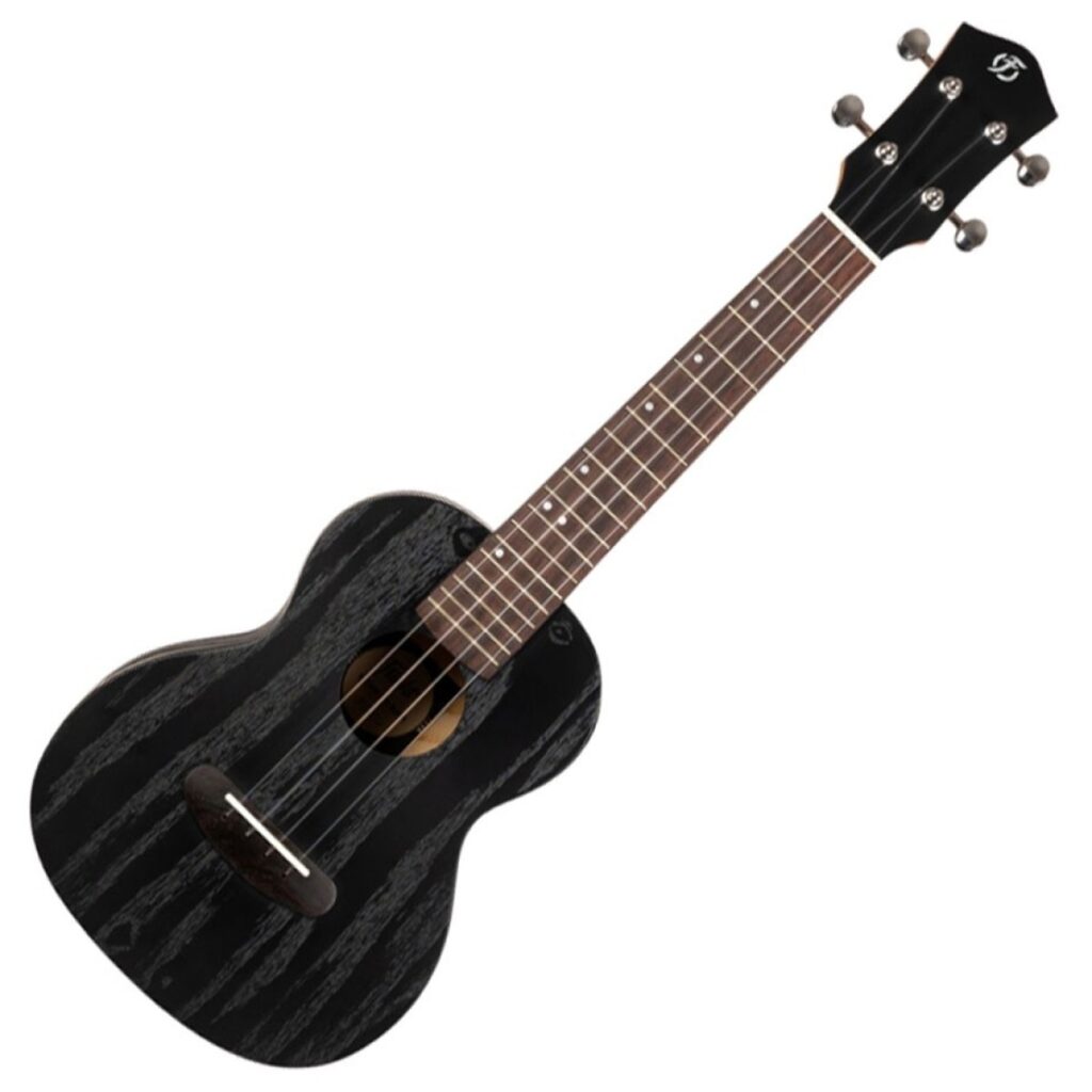 Flight DUC400 Concert Ukulele Ash Black