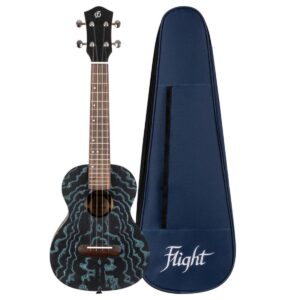 Flight DUC400 Concert Ukulele Ash Blue - Image 3