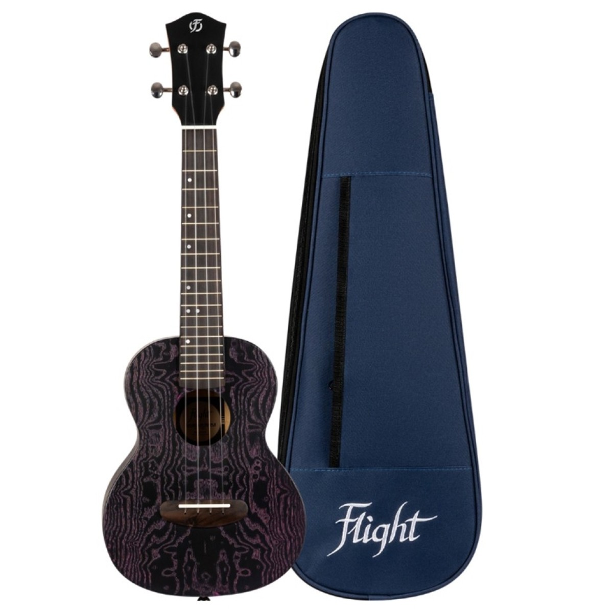 Flight DUC400 Concert Ukulele Ash Purple - Image 3