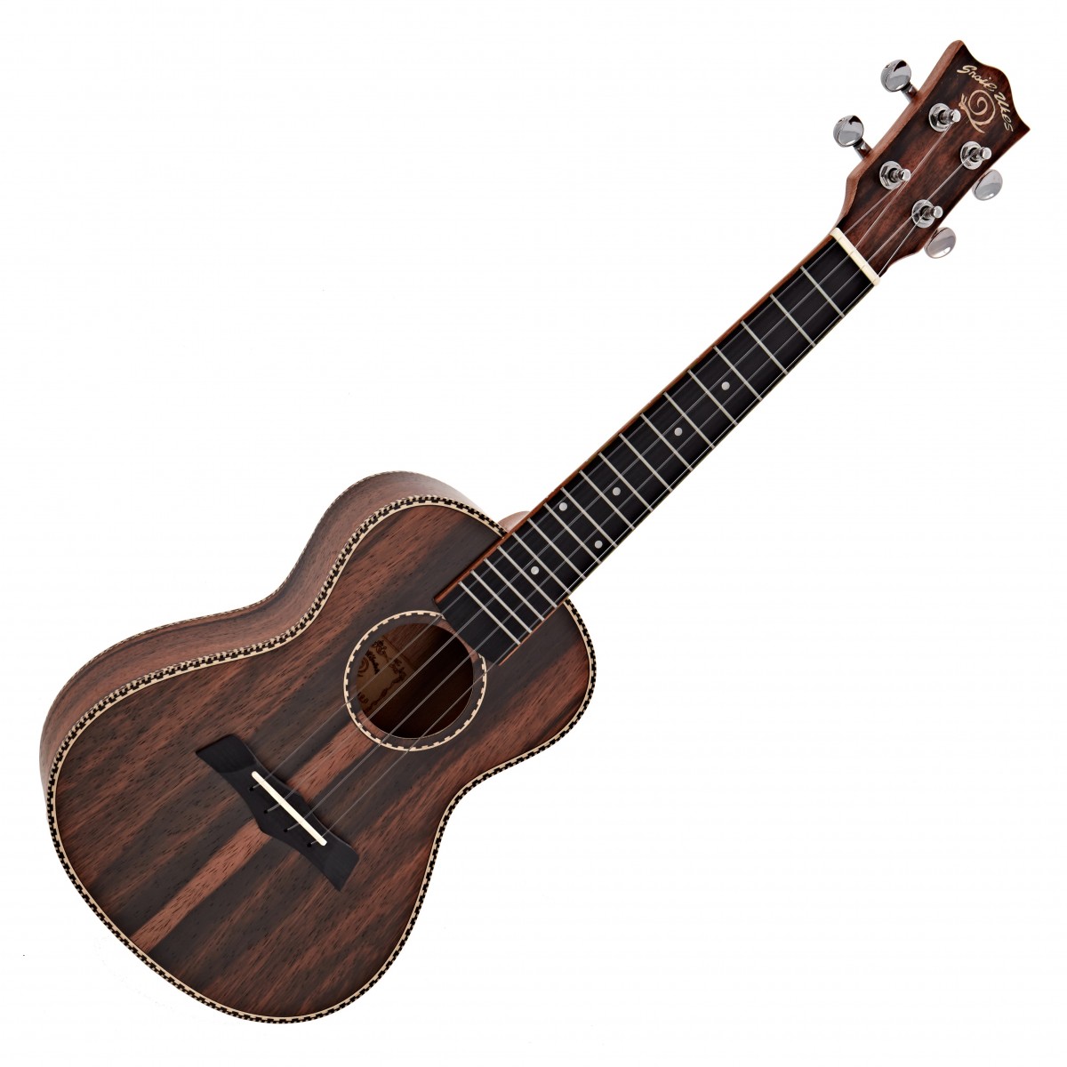 Snail UKC-E498 Concert Ukulele Ebony - Image 1
