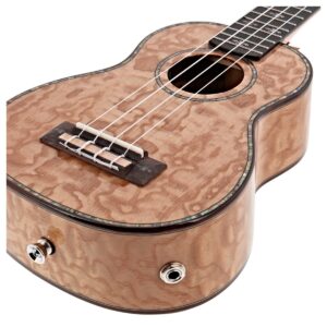 Hartwood Sonata Soprano Electro-Ukulele Quilted Ash - Image 2