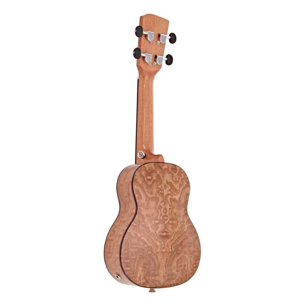 Hartwood Sonata Soprano Electro-Ukulele Quilted Ash