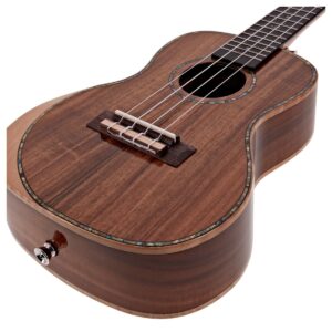 Hartwood Sonata Armrest Concert Ukulele AA Solid Koa - Image 2