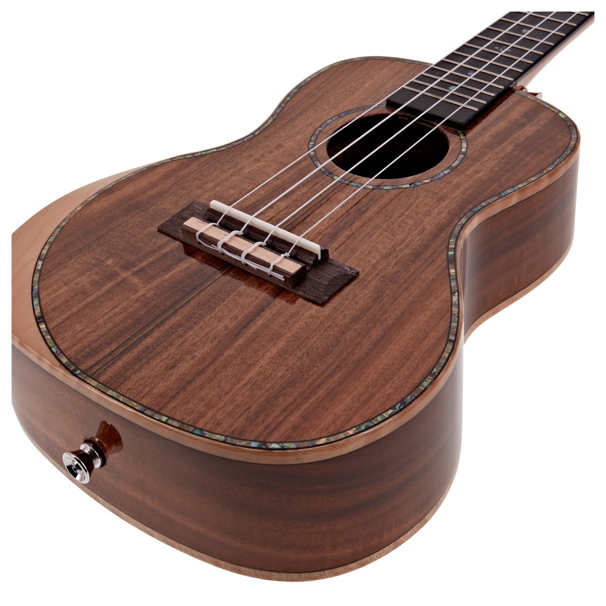 Hartwood Sonata Armrest Concert Ukulele AA Solid Koa - Image 2
